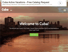 Tablet Screenshot of cuba.com